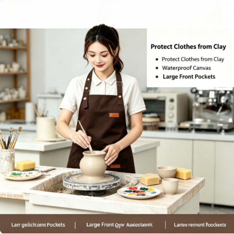 Home Cooking Work - Tablier de cuisine imperméable et résistant