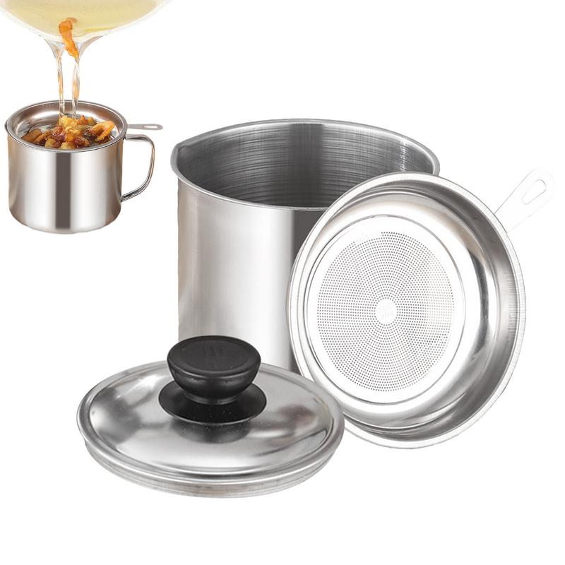 Home Cooking Oil Filter - Filtre à huile en acier inoxydable,