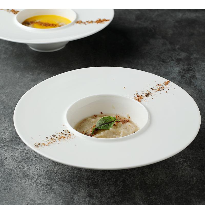 Home Cooking Dinner - Assiette Ronde en Céramique, Plats de