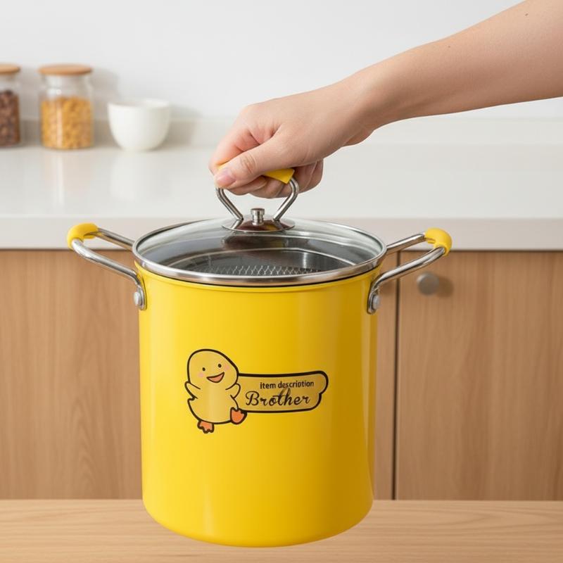 Home Cooking Oil Filter - Friteuse japonaise en acier inoxydable de