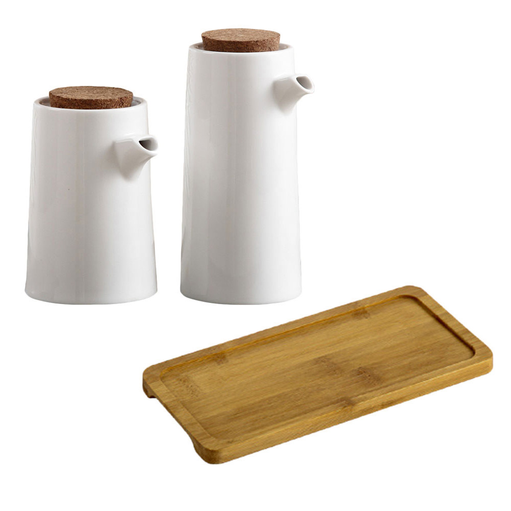Home Cooking Restaurants - Ensemble de bouteilles à sauce en