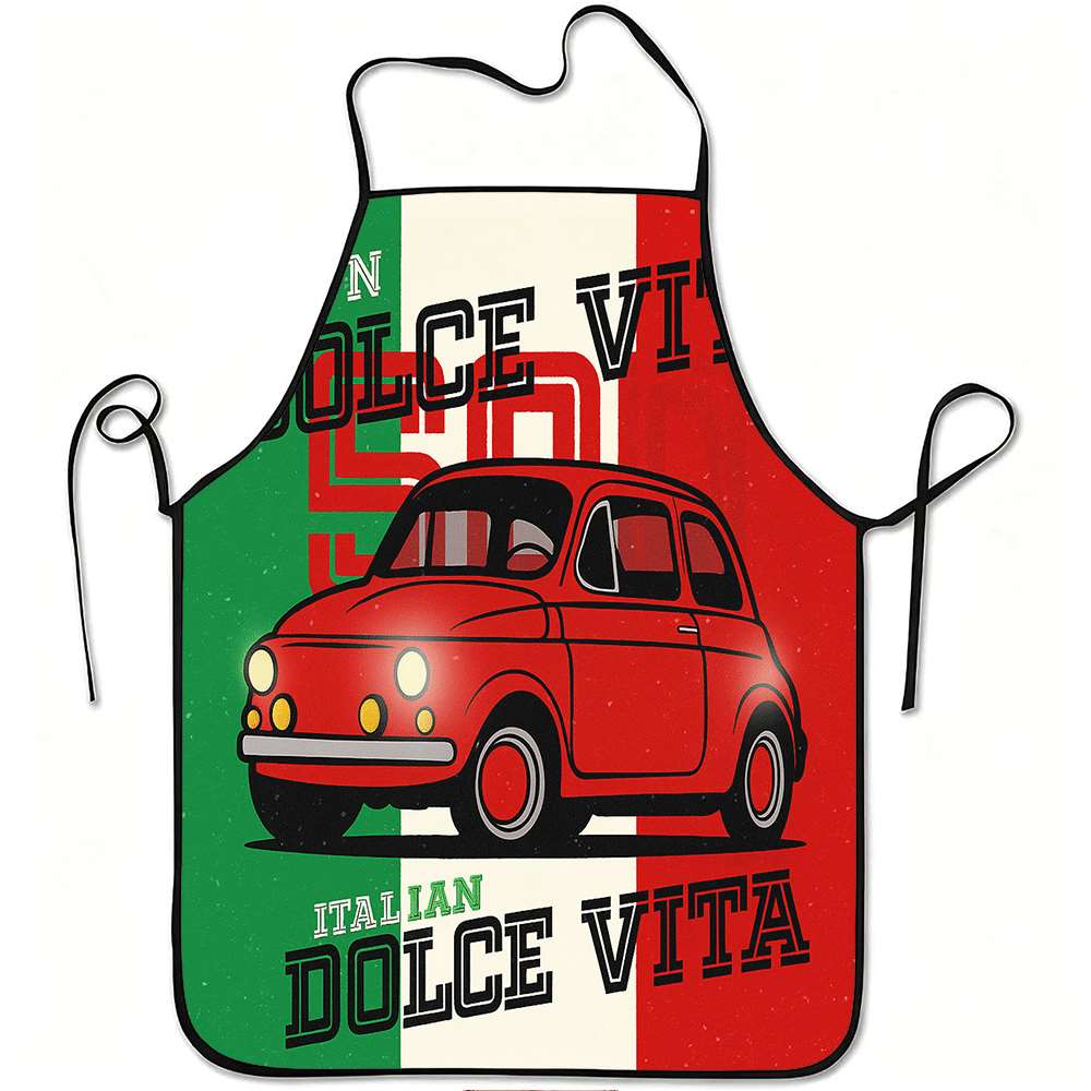 Home Cooking In Italian - 1 tablier amusant à thème italien,