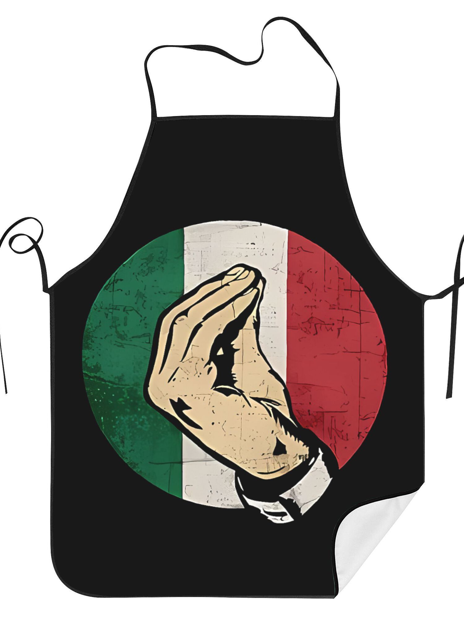 Home Cooking In Italian - Tablier de cuisine amusant avec geste
