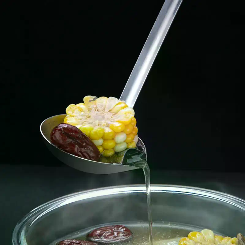 Home Cooking Oil Filter - Louche à soupe en acier inoxydable
