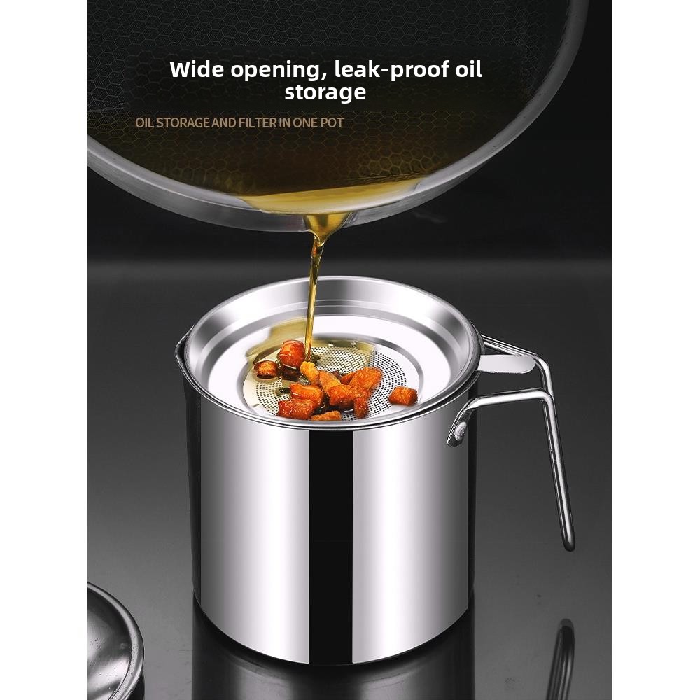 Home Cooking Oil Filter - Filtre à huile en acier inoxydable,