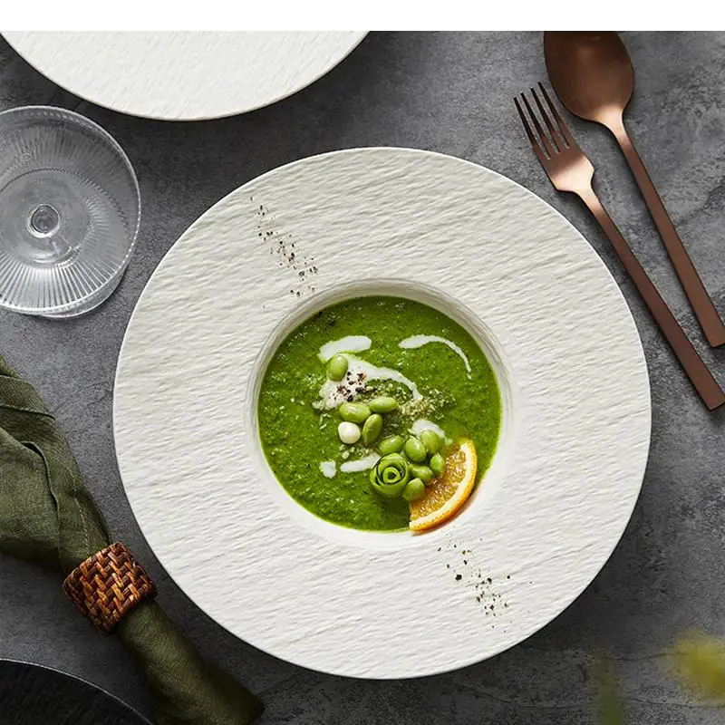 Assiette ronde en céramique po - Home Cooking Dinner avis et prix