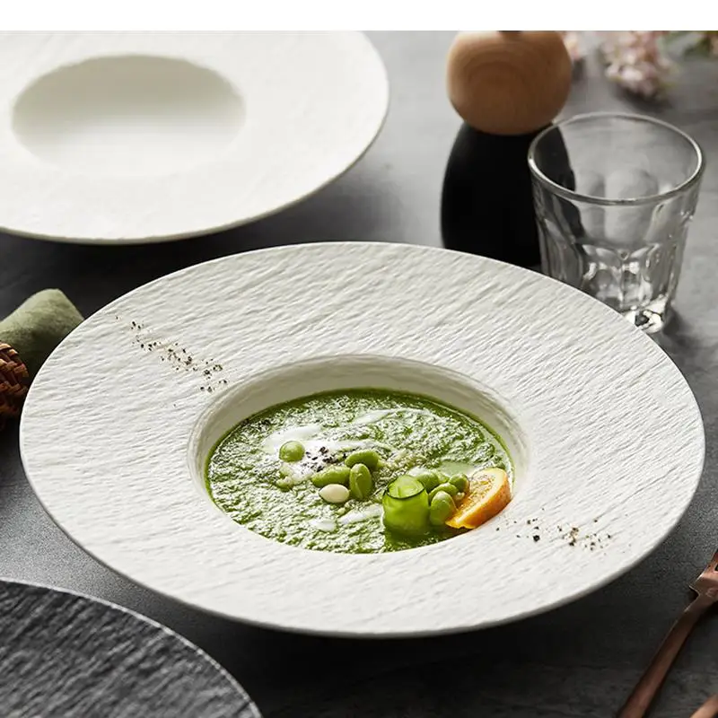 Assiette ronde en céramique po - Home Cooking Dinner avis et prix