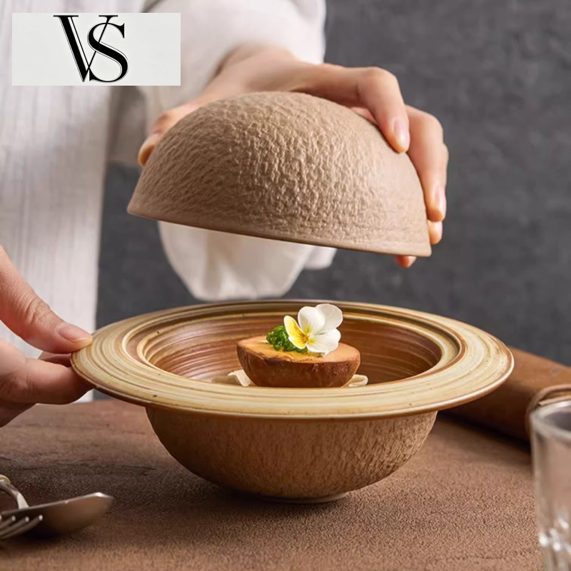Assiette Ronde en Céramique Cr - Home Cooking Dinner avis et prix