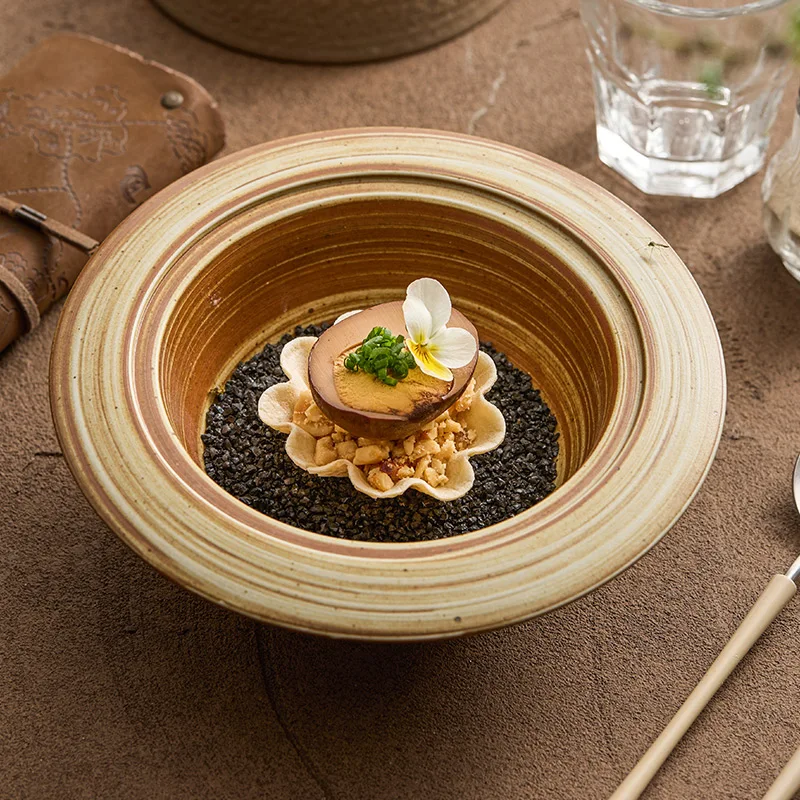 Assiette Ronde en Céramique Cr - Home Cooking Dinner avis et prix