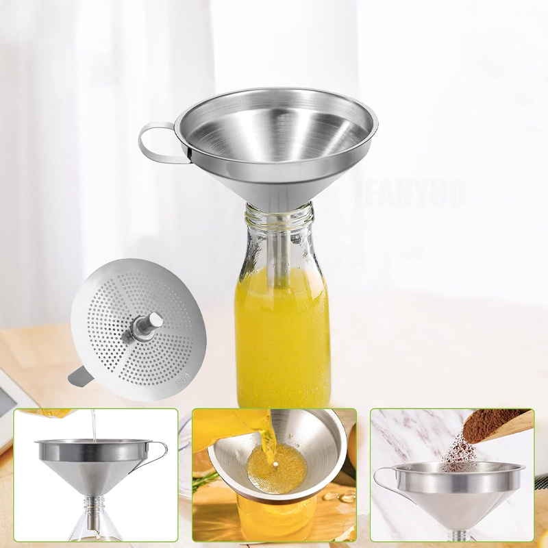Ensemble d'entonnoirs en acier - Home Cooking Oil Filter avis et prix