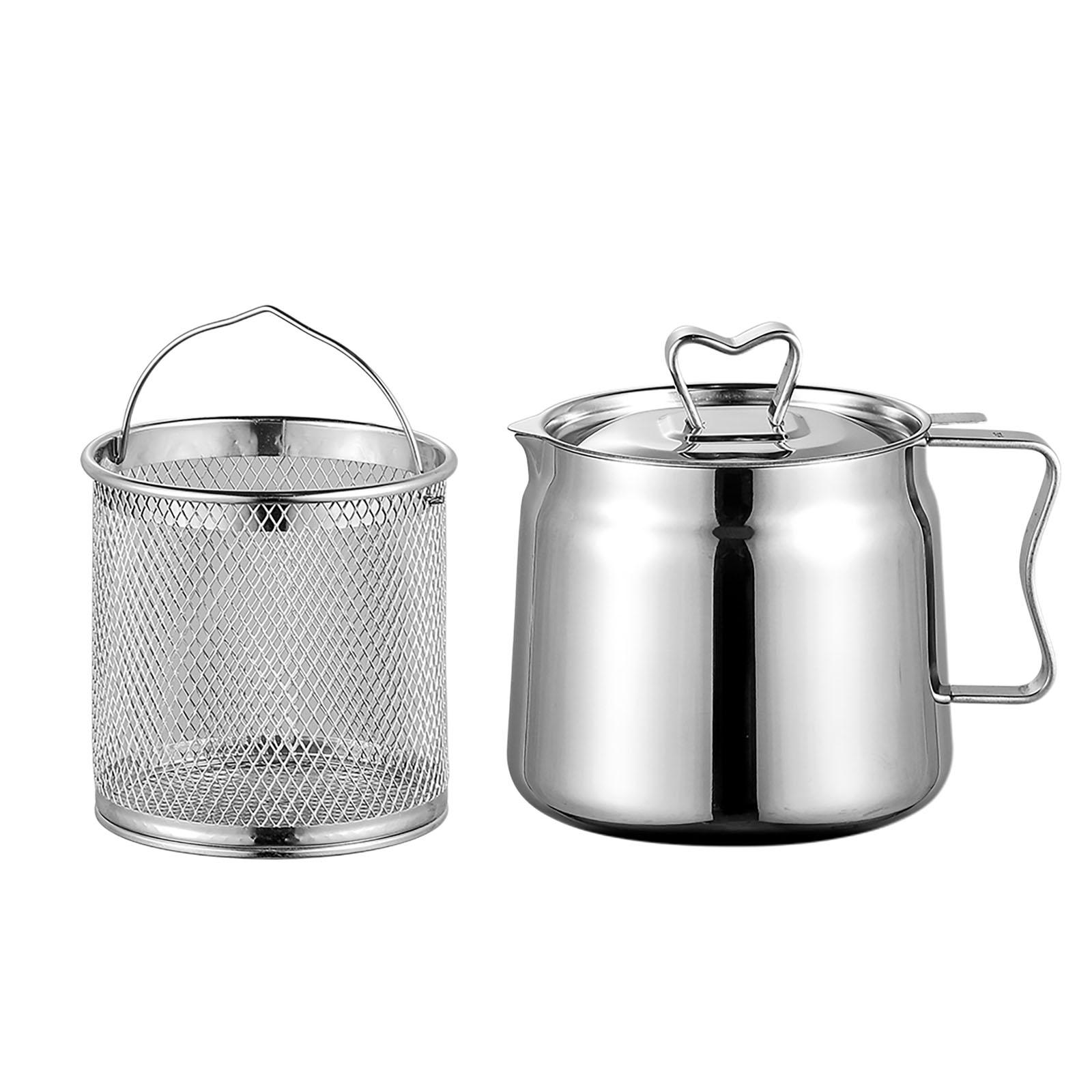 Ensemble de friteuses en acier - Home Cooking Oil Filter avis et prix