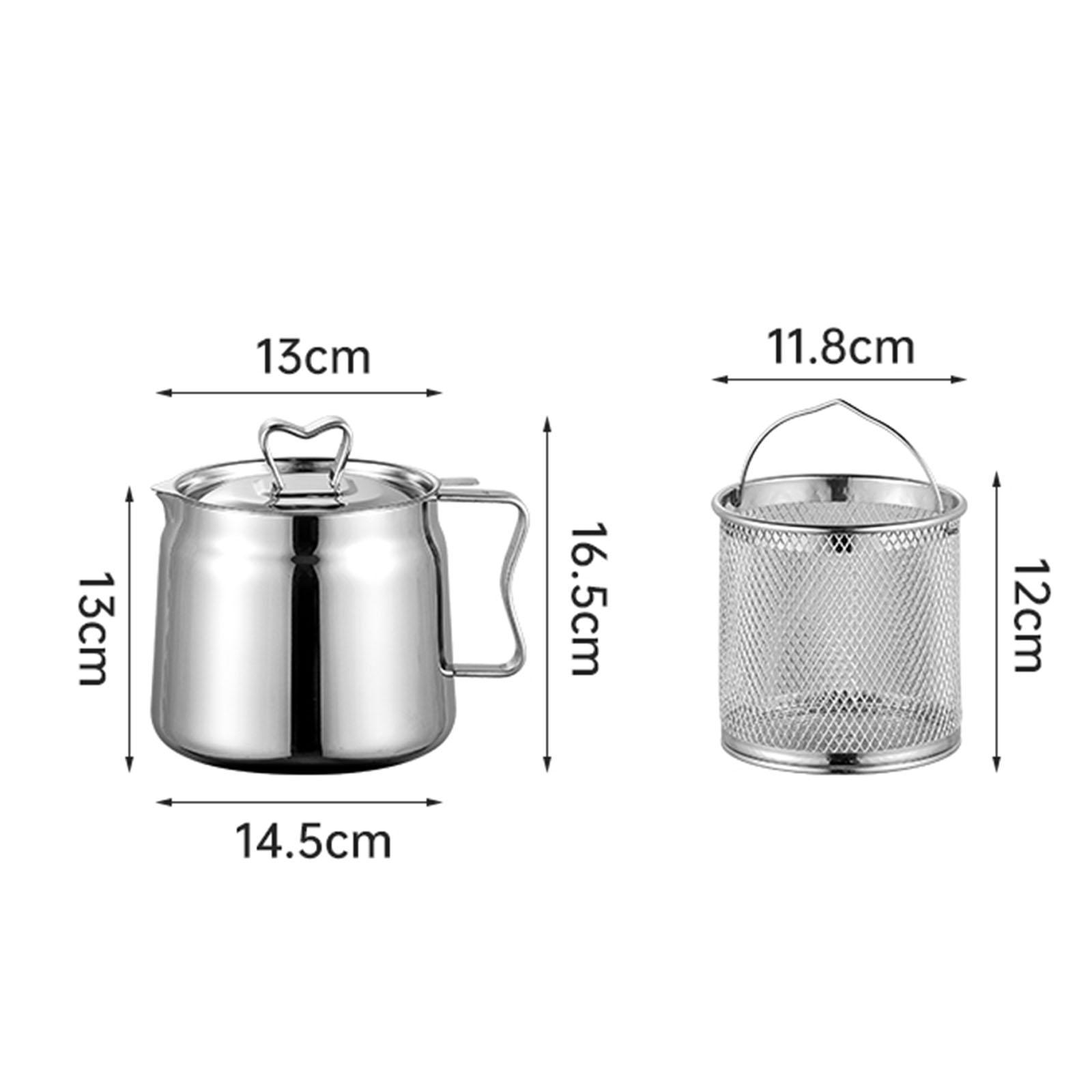 Ensemble de friteuses en acier - Home Cooking Oil Filter avis et prix