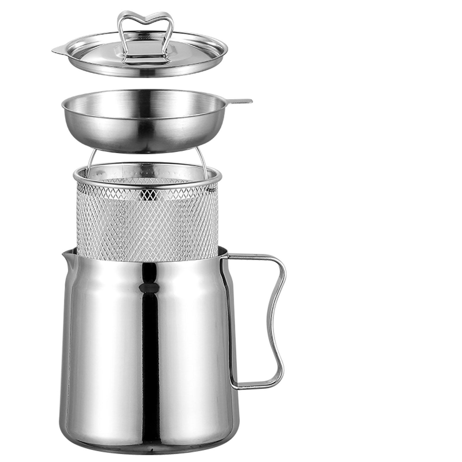 Ensemble de friteuses en acier - Home Cooking Oil Filter avis et prix