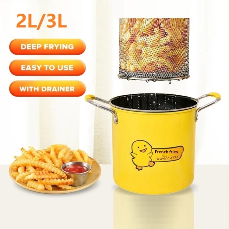 Friteuse japonaise en acier in - Home Cooking Oil Filter avis et prix