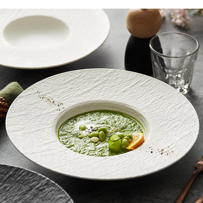 Assiette à pâtes et à steak en - Home Cooking Dishes avis et prix