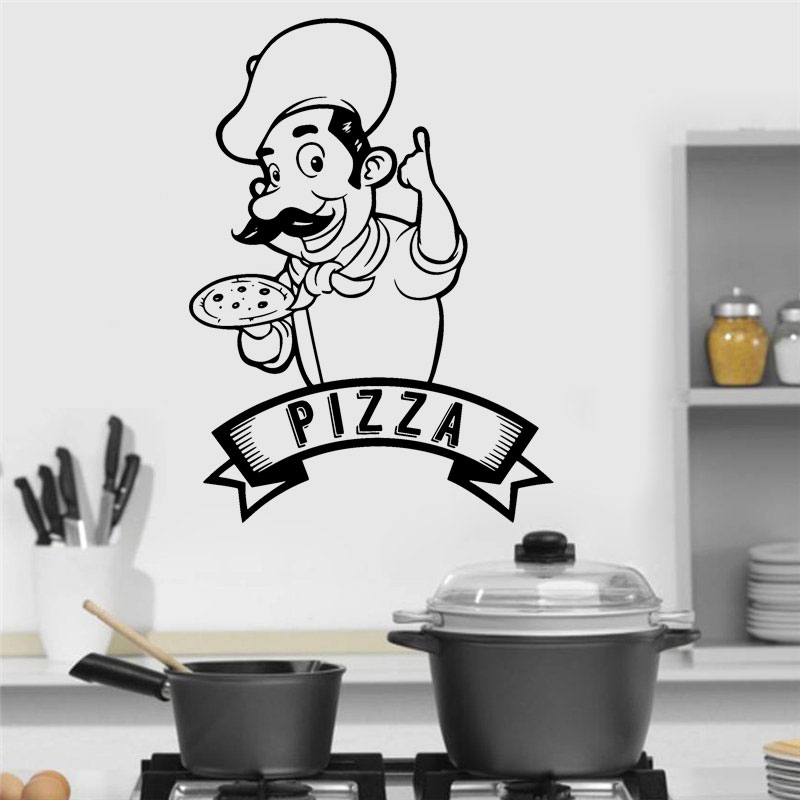 Pizza Pizzeria Logo cuisinier  - Home Cooking In Italian avis et prix