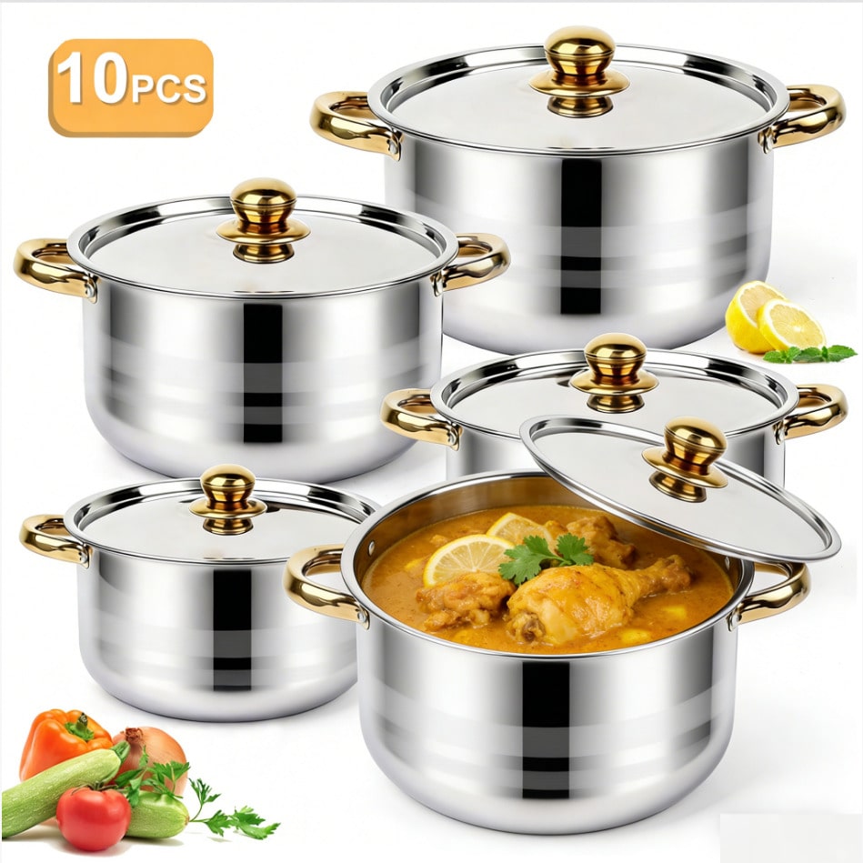 Ensemble de casseroles en acie - Home Cooking Restaurants avis et prix