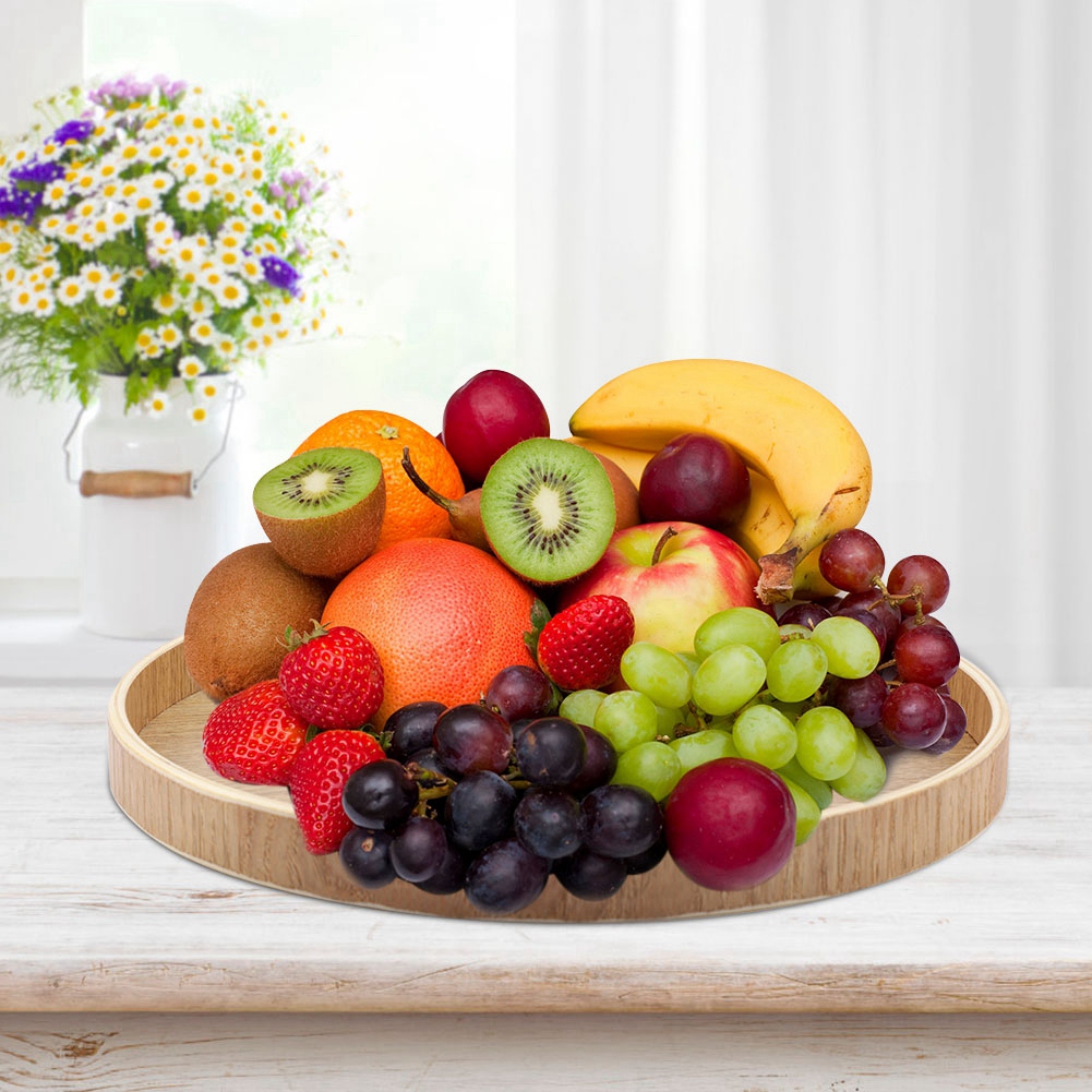 Assiette de service en bois, a - Home Cooking Dishes avis et prix