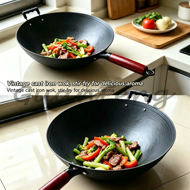 Poêles en fer forgé à la main, - Home Cooking In Chinese avis et prix