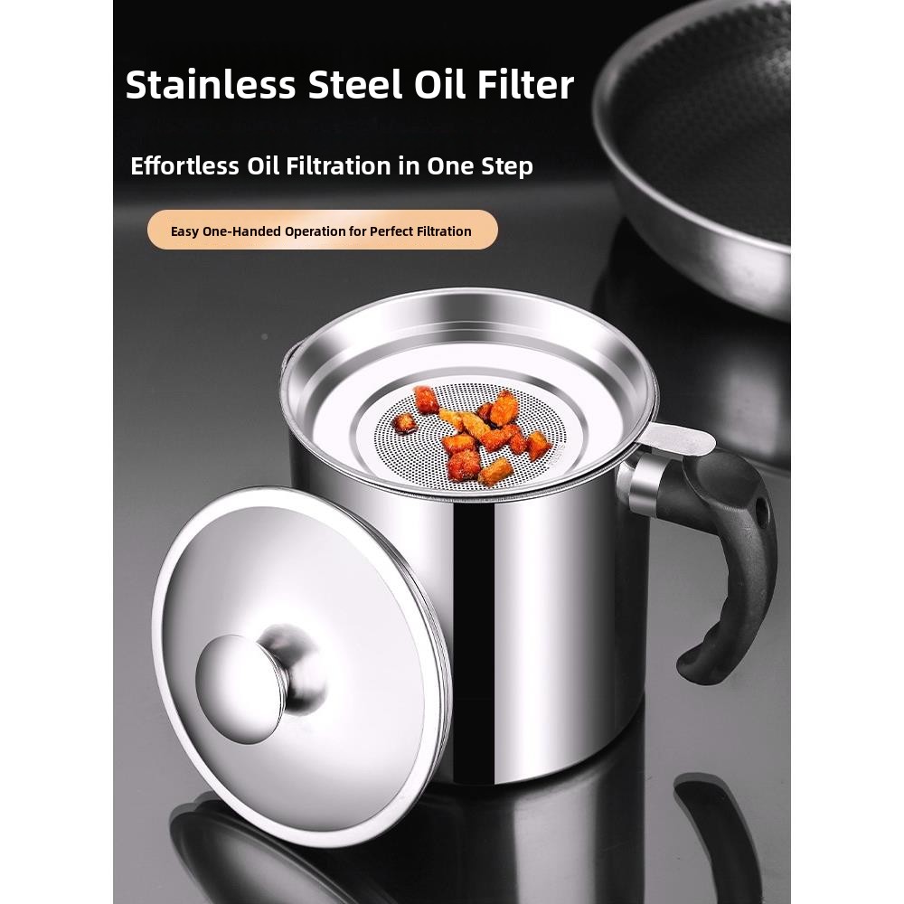 Filtre à huile en acier inoxyd - Home Cooking Oil Filter avis et prix