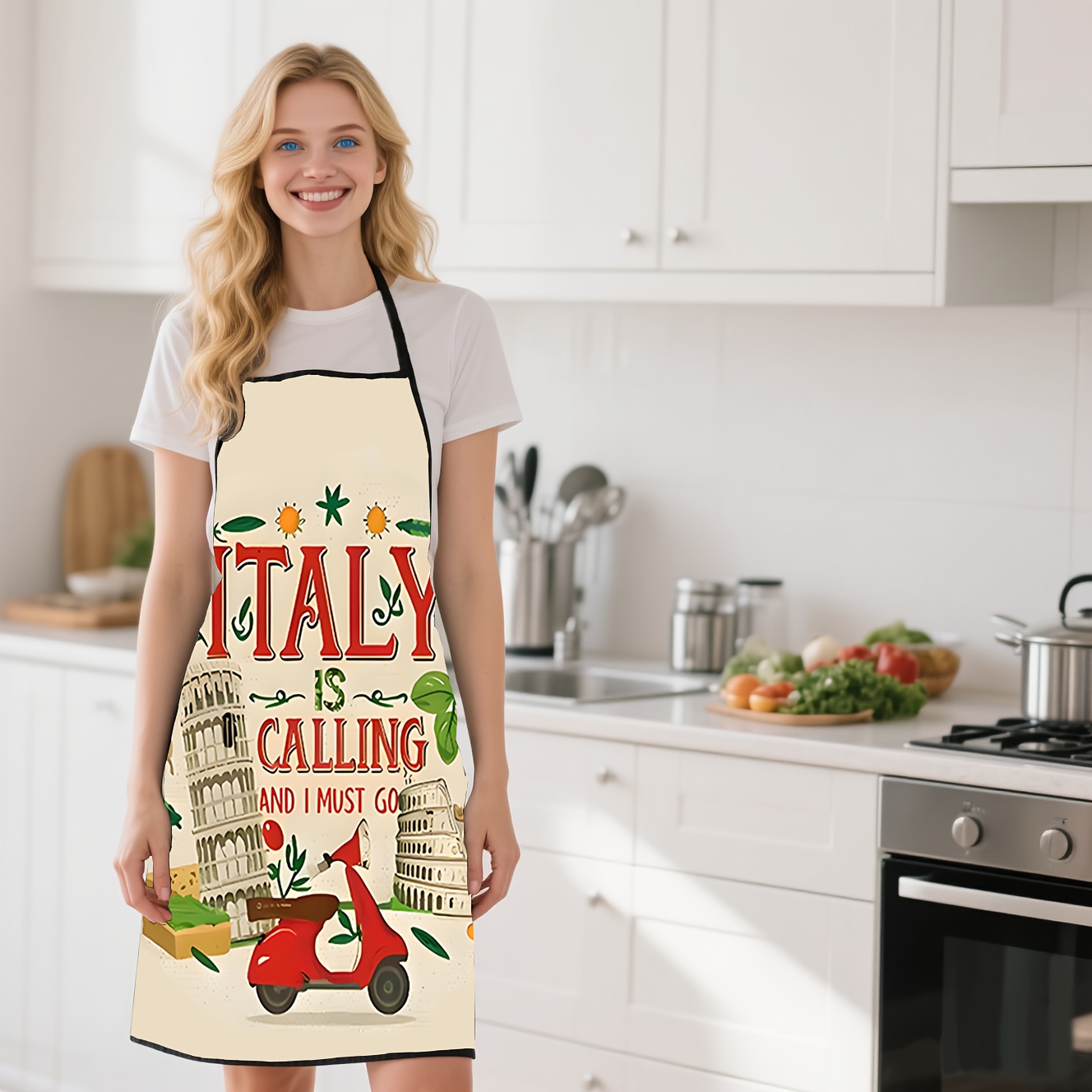 1 tablier à thème italien, mot - Home Cooking In Italian avis et prix