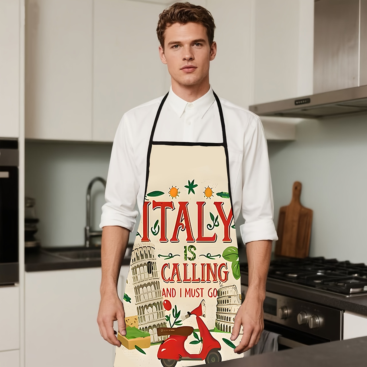 1 tablier à thème italien, mot - Home Cooking In Italian avis et prix